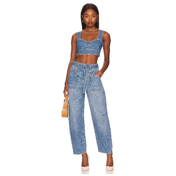 Jonathan Simkhai Denim - JONATHAN SIMKHAI Cove Utility Trouser Size‎ 26